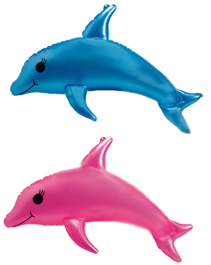 Pearlized Dolphin Inflate - 24''